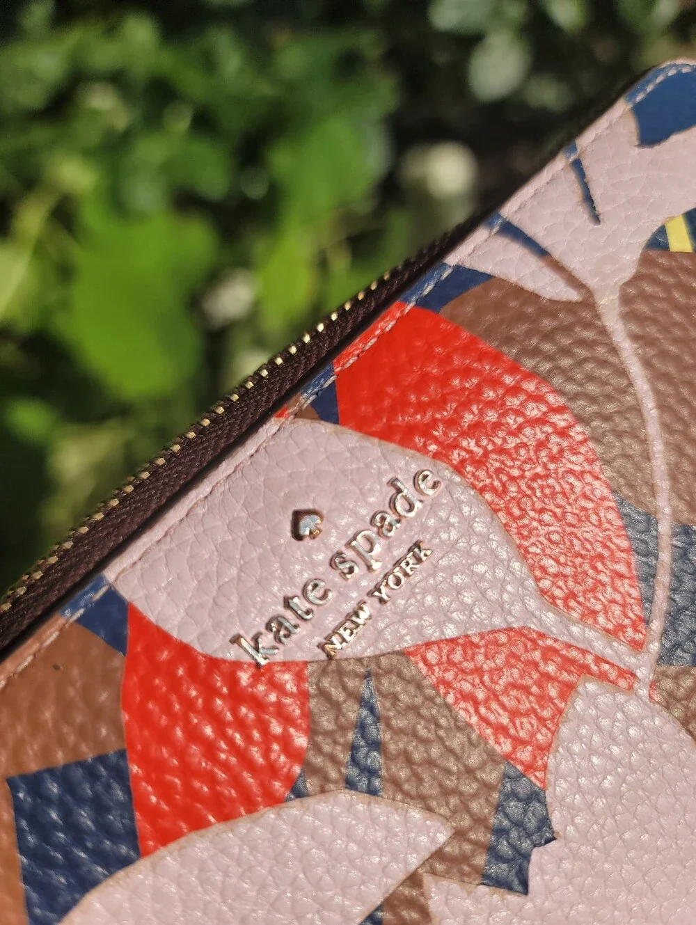Kate Spade Floral Continental Leather Wallet